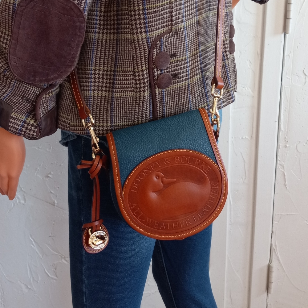 Dooney & Bourke All Weather Leather 2, Duck Bag In Jeans - Picture 16 of 16